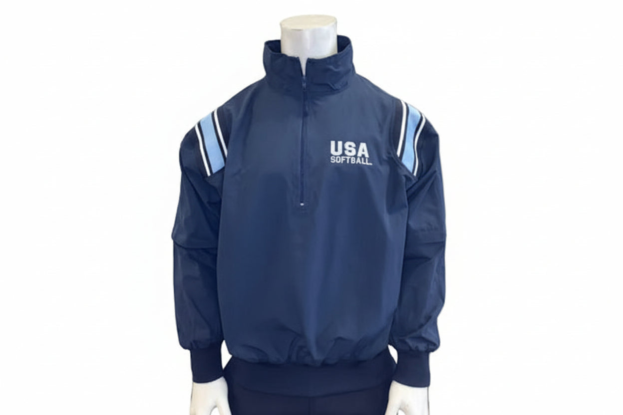 New USA Softball Honig's Major League Convertible 1/4 Zip Jacket