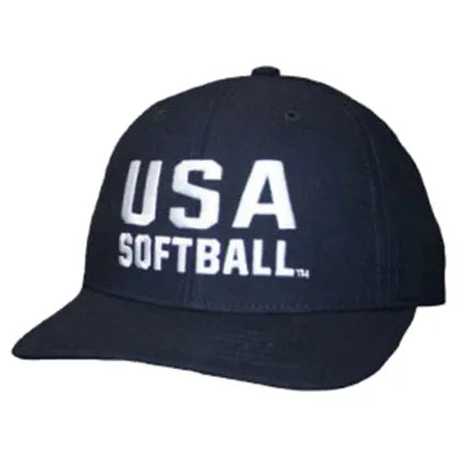 USA Softball Richardson Poly Blend Flex-Fit 8-Stitch Cap