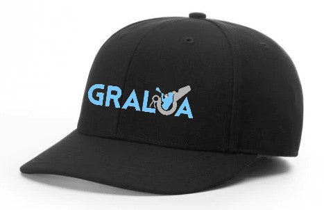 Grand Rapids Area Lacrosse Officials Association [GRALOA] Flex-Fit Hat - Black