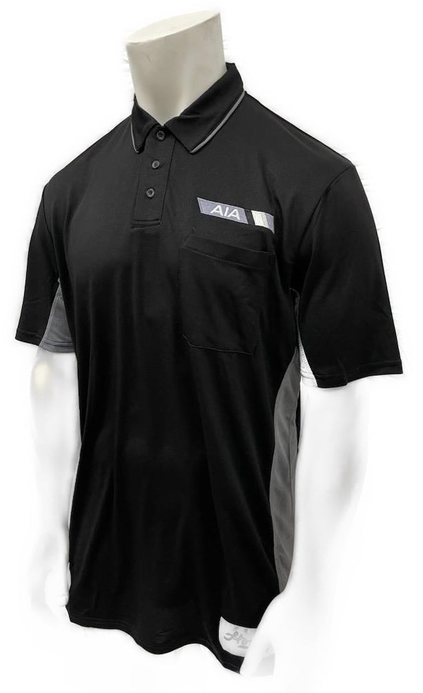 Officials Depot (Long Sleeve) Current Major League Replica Umpire Shirt - Sky Blue with Black - Long Sleeve Medium