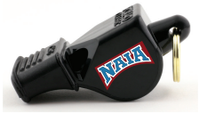 NAIA Logo'd Fox 40 Classic with Cushion Mouth Grip - Black