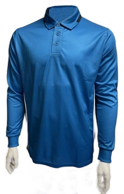 Honig's NCAA Softball Men's Bright Blue Long Sleeve Umpire Shirts