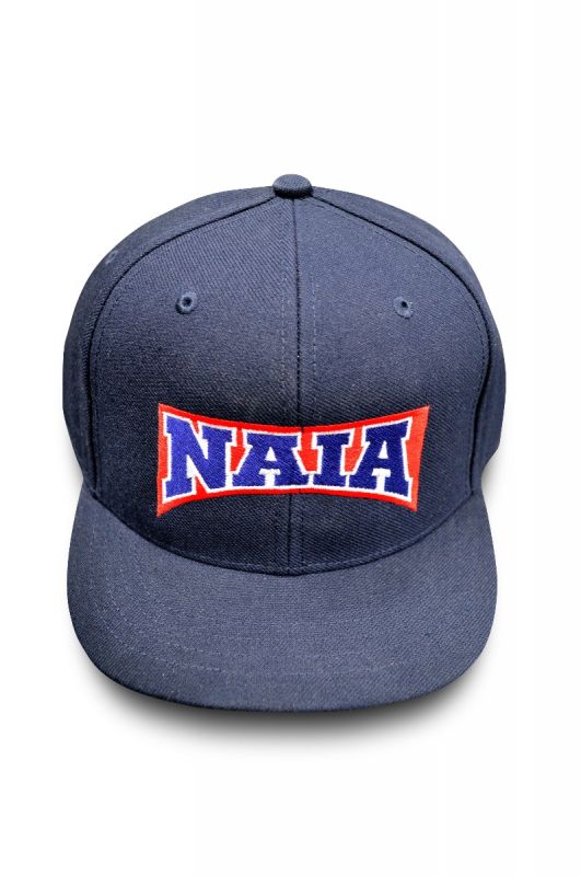 NAIA Fitted Softball 4-stitch Hat - Navy