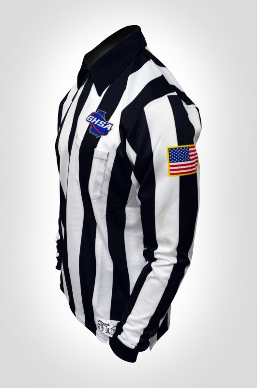 Honig's GHSA Sublimated 2" Long Sleeve Ultra Tech Football & Lacrosse Shirt With Flag