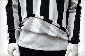 Honig's 2.25" Striped Windstopper Insulated Long Sleeve Football/Lacrosse Jersey