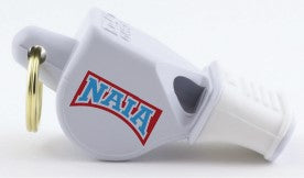 NAIA Logo'd Fox 40 Classic with Cushion Mouth Grip - White