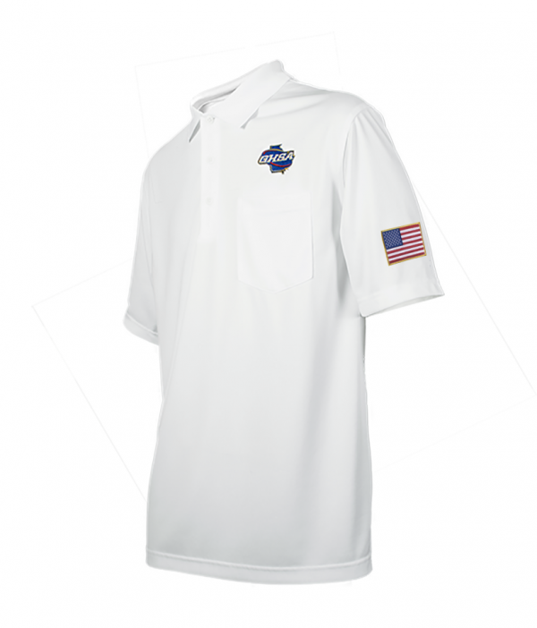 Georgia HSA Embroidered Men's Volleyball & Swimming Shirt - White