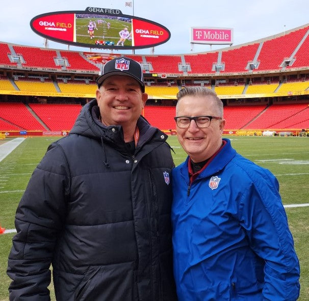 Greg Wilson and Patrick Miles Work the AFC Championship Game!