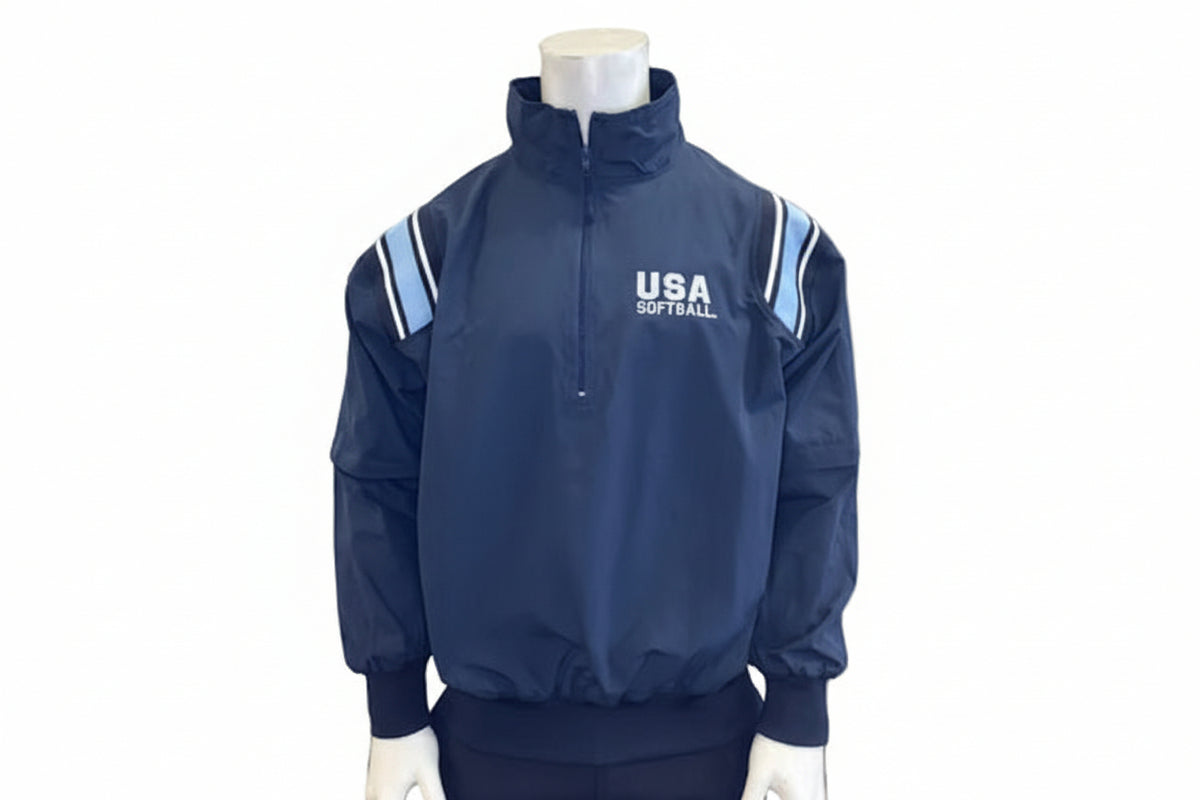 New USA Softball Honig's Major League Convertible 1/4 Zip Jacket