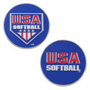USA Softball Coin