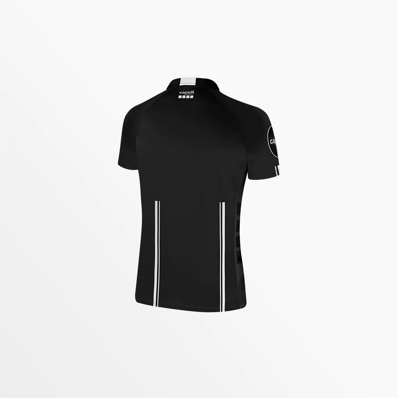 Capelli Sport Women's Soccer Referee 1/4 Zip Short Sleeve Jersey