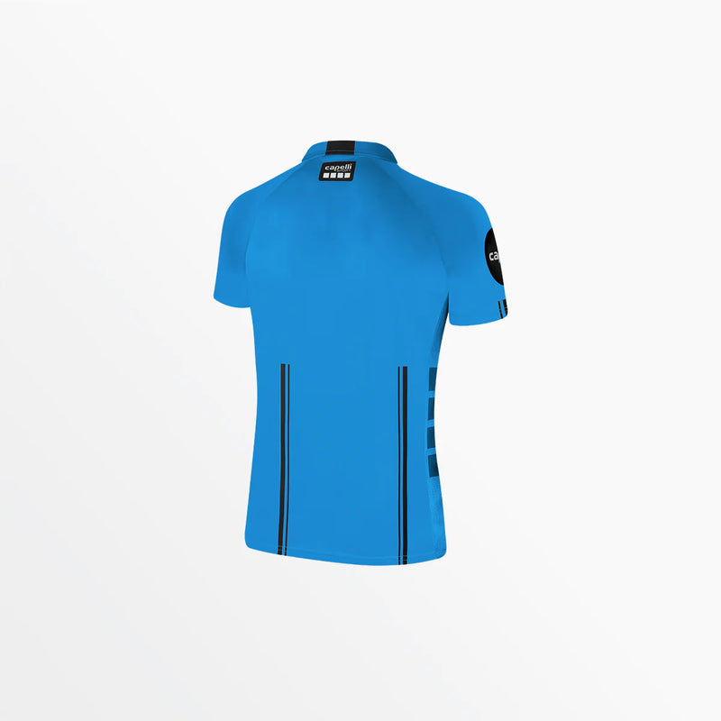 Capelli Sport Women's Soccer Referee 1/4 Zip Short Sleeve Jersey
