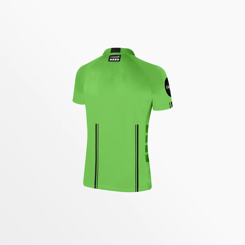 Capelli Sport Women's Soccer Referee 1/4 Zip Short Sleeve Jersey