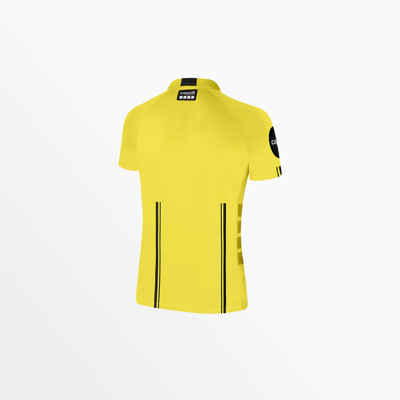 Capelli Sport Women's Soccer Referee 1/4 Zip Short Sleeve Jersey