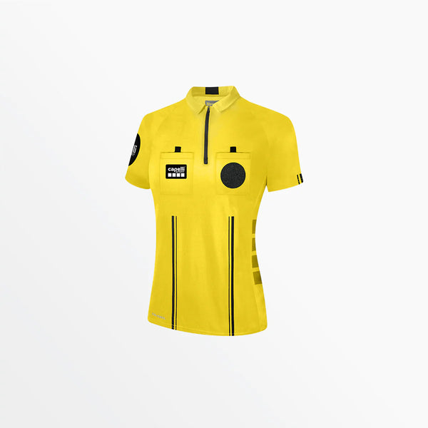 Capelli Sport Women's Soccer Referee 1/4 Zip Short Sleeve Jersey