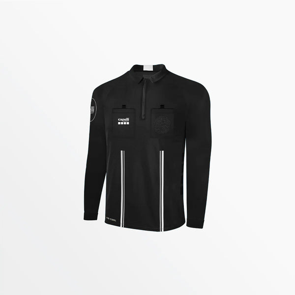 Capelli Sport Men's Soccer Referee 1/4 Zip Long Sleeve Jersey