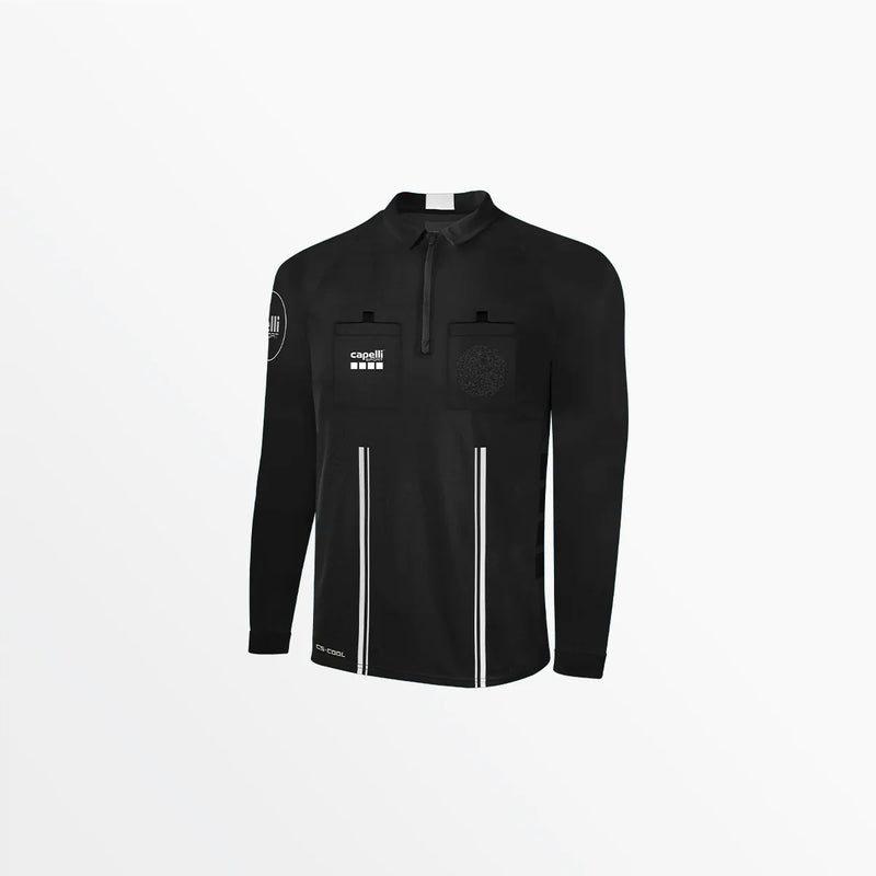 Capelli Sport Men's Soccer Referee 1/4 Zip Long Sleeve Jersey