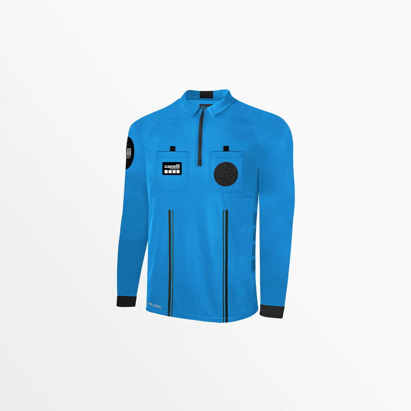 Capelli Sport Men's Soccer Referee 1/4 Zip Long Sleeve Jersey