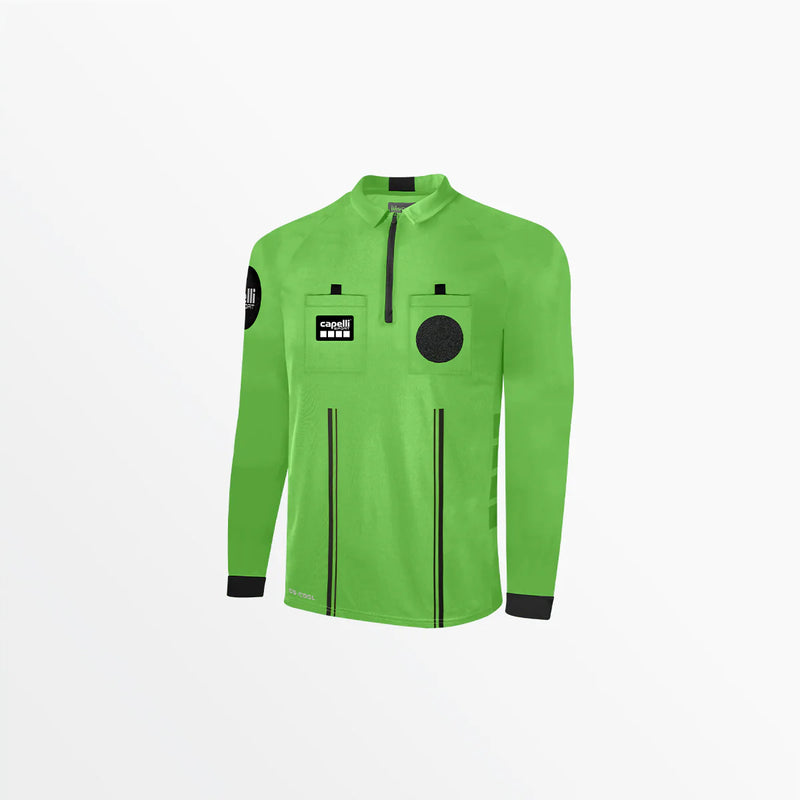 Capelli Sport Men's Soccer Referee 1/4 Zip Long Sleeve Jersey