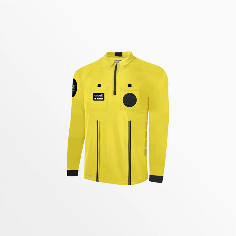 Capelli Sport Men's Soccer Referee 1/4 Zip Long Sleeve Jersey