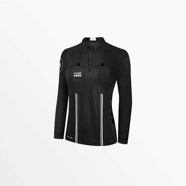 Capelli Sport Women's Soccer Referee 1/4 Zip Long Sleeve Jersey