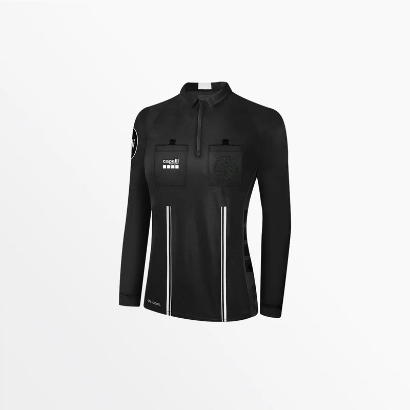 Capelli Sport Women's Soccer Referee 1/4 Zip Long Sleeve Jersey