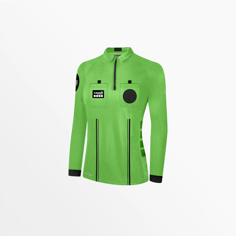 Capelli Sport Women's Soccer Referee 1/4 Zip Long Sleeve Jersey