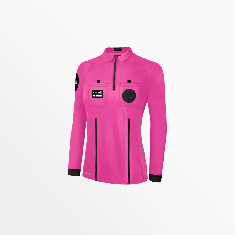 Capelli Sport Women's Soccer Referee 1/4 Zip Long Sleeve Jersey