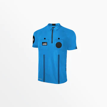 Capelli Sport Men's Soccer Referee 1/4 Zip Short Sleeve Jersey