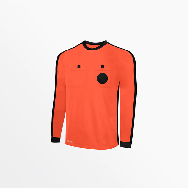 Honig's Capelli Sport Men's NCAA Soccer Referee Long Sleeve Jersey Orange / Large