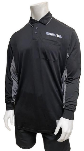 AIA MLB Replica Black w/ Grey Panel shirt - Long Sleeve