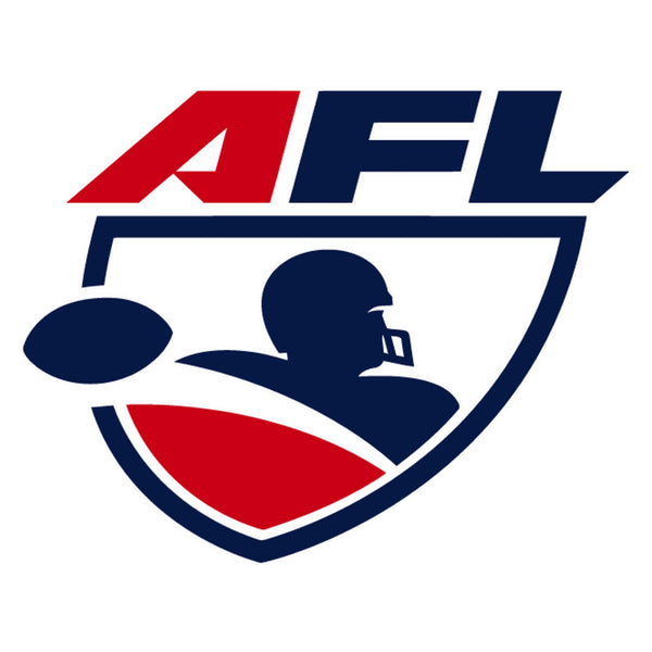 Arena Football USA [AFL] 2" Striped Short Sleeve Shirt w/Placard On Back