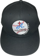 Ark Umpire Association Fitted 6-Stitch Umpire Hat - Black