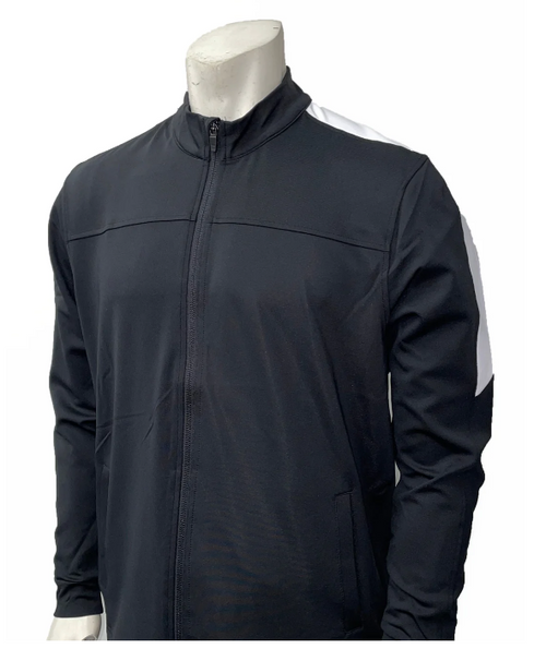 ジャケット・アウター Honig's referee jacket Honig's Referee Jacket 2XL Black White Striped Snap Button