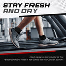 Open Looks Low Cut Sports Socks - 2 Pack (Black)