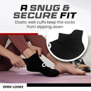 Open Looks Low Cut Sports Socks - 2 Pack (Black)