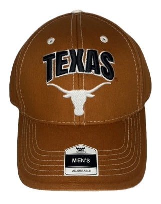 University of Texas Solid Color Logoed Hat w/ Velcro Closure