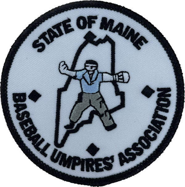 State of Maine Baseball Umpires Association Patch - Unapplied