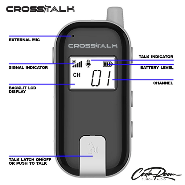 Coda Room Custom Audio Crosstalk Full-Duplex Official-To-Official Communication System