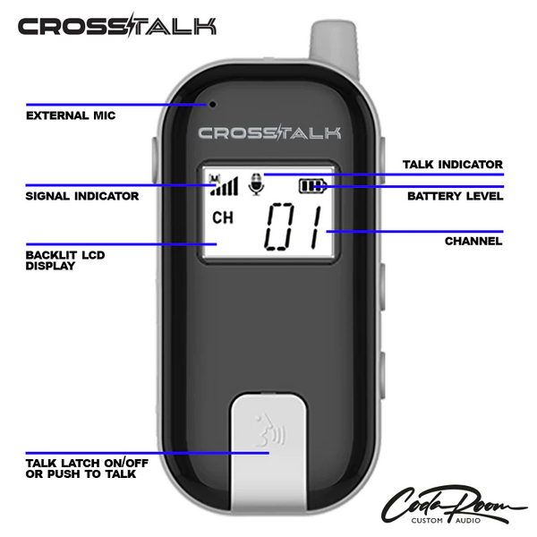 Coda Room Custom Audio Crosstalk Full-Duplex Official-To