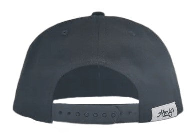 Honig's Authentic Custom Black Cotton Twill Hat With Logoed Leather Patch