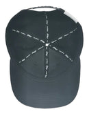 Honig's Authentic Custom Black Cotton Twill Hat With Logoed Leather Patch