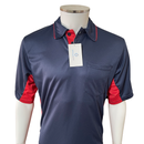 Traditional Major League Replica Umpire Shirt - NAVY with Red Side Panels.