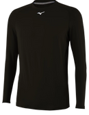 Mizuno Black Long Sleeve Compression Shirt