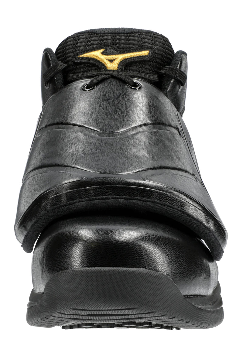 MIZUNO Pro Wave Mid Cut Umpire Plate Shoe Black White