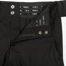 United Attire Football Short Black w/ White Stripe