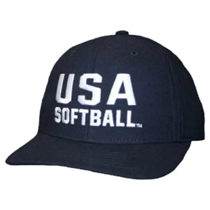 USA Softball Richardson Umpire Pulse 2" - 4 Stitch R-Flex Hat - Navy