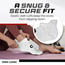 Open Looks Low Cut Sports Socks - 2 Pack (White)