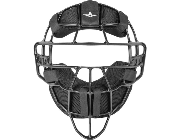 All-Star S7 Axis™ Magnesium Umpire Mask Matte Black with Standard Harn