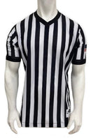 *NEW* Honig's Pro-Stretch V-Neck Basketball Officials Jersey Sublimated American Flag on Left Sleeve
